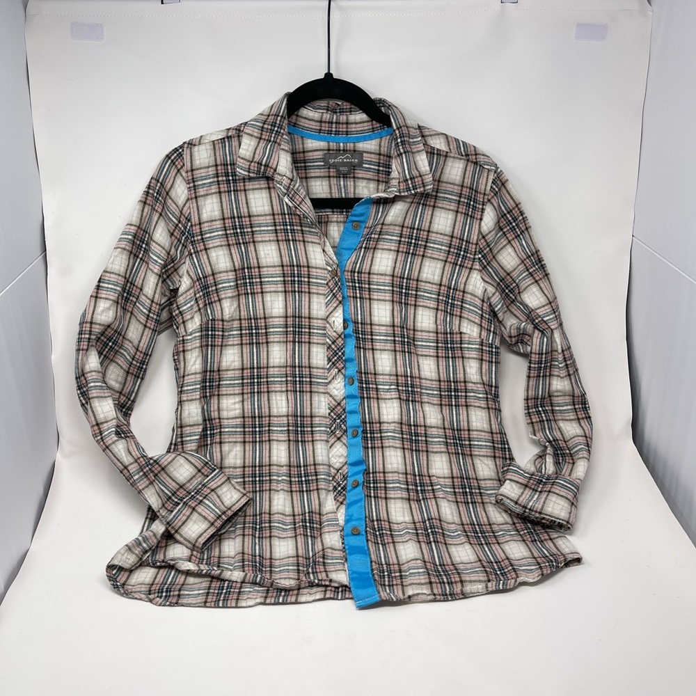 Eddie Bauer Multicolor Plaid Button Down Shirt
